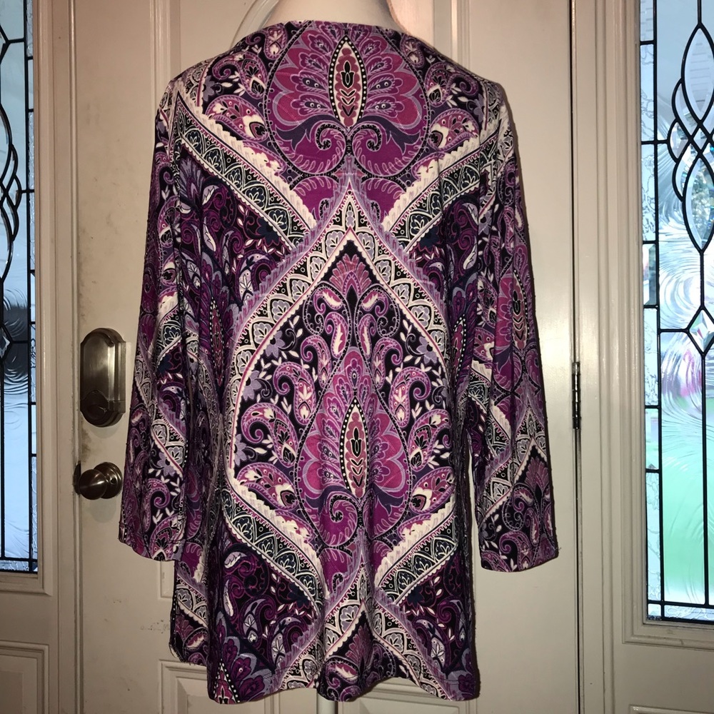 Pretty Purple Top - L - Picture 4 of 6